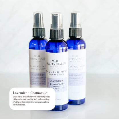 Simply Stated Creations Room Sprays Lavender + Chamomile Aromatherapy Room &amp; Body Spray