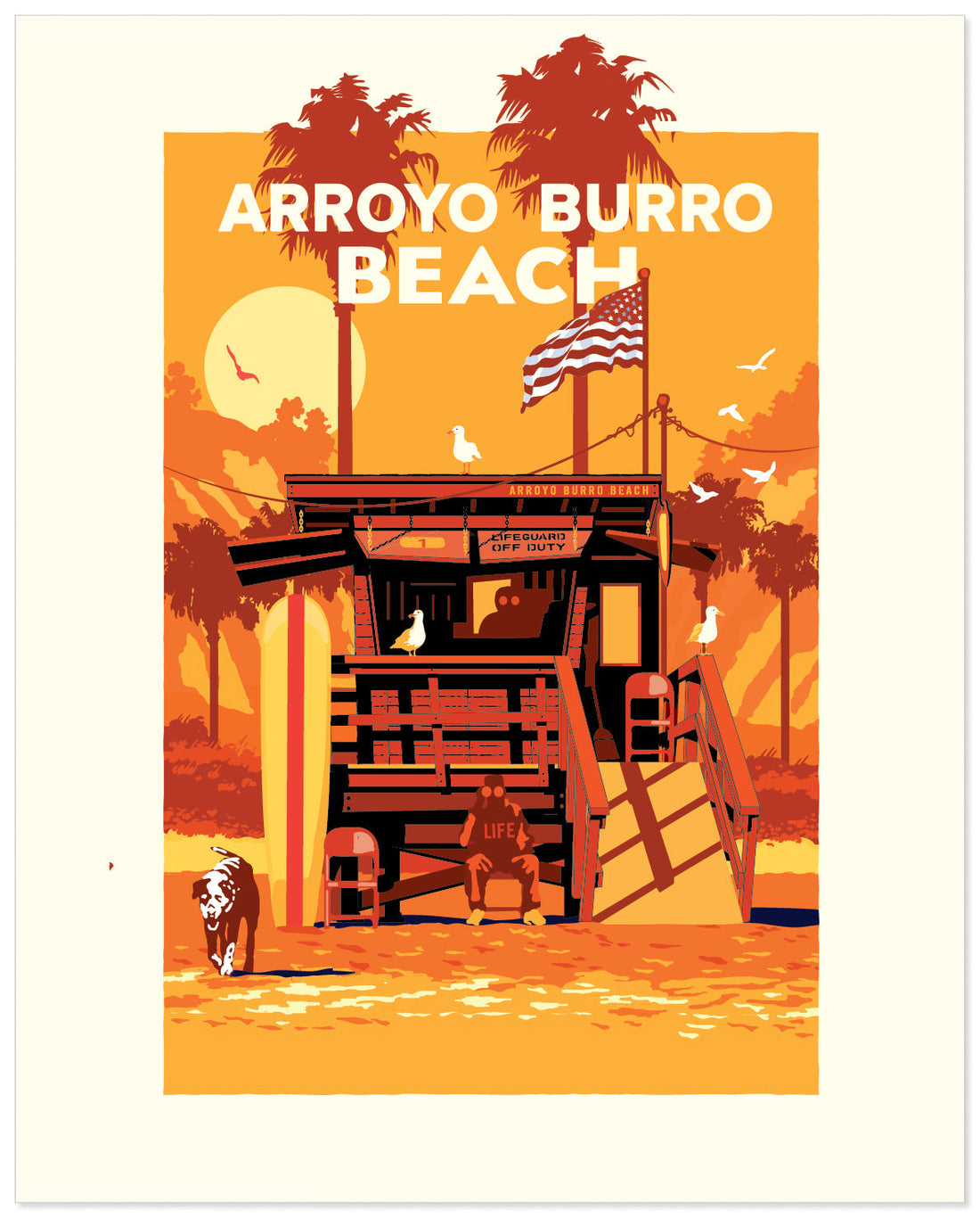 Landmark CA | Lifeguard Stand Arroyo Burro Beach - My American Goods