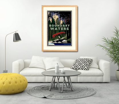 Landmark MN | Boundary Waters Portage Art Print - My American Goods