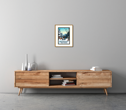 Landmark MN | Boundary Waters Winter Art Print - My American Goods