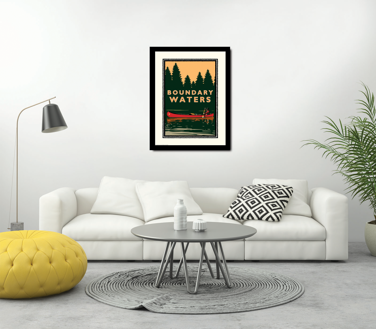 Landmark MN | Boundary Waters Canoe Art Print - My American Goods