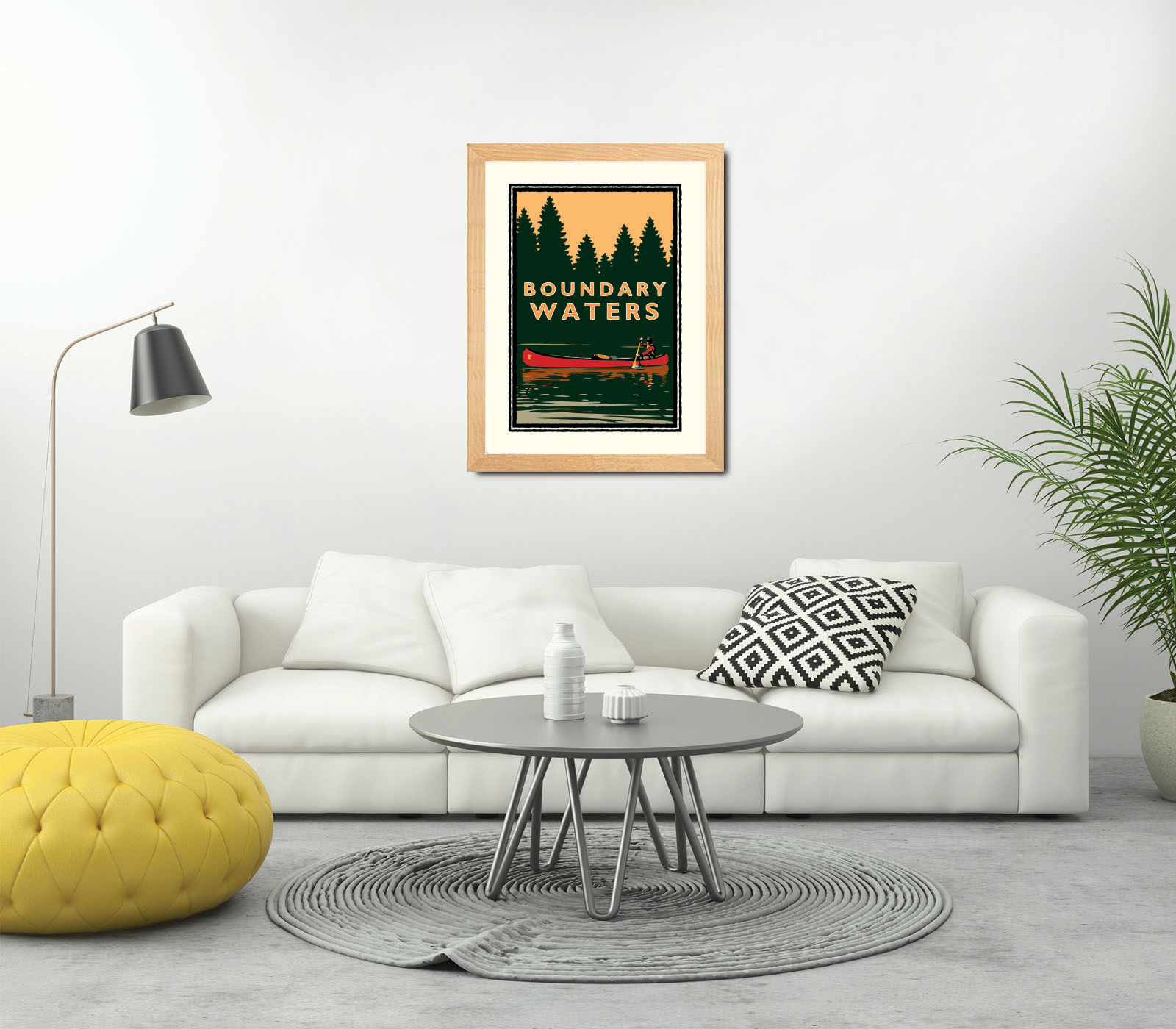 Landmark MN | Boundary Waters Canoe Art Print - My American Goods