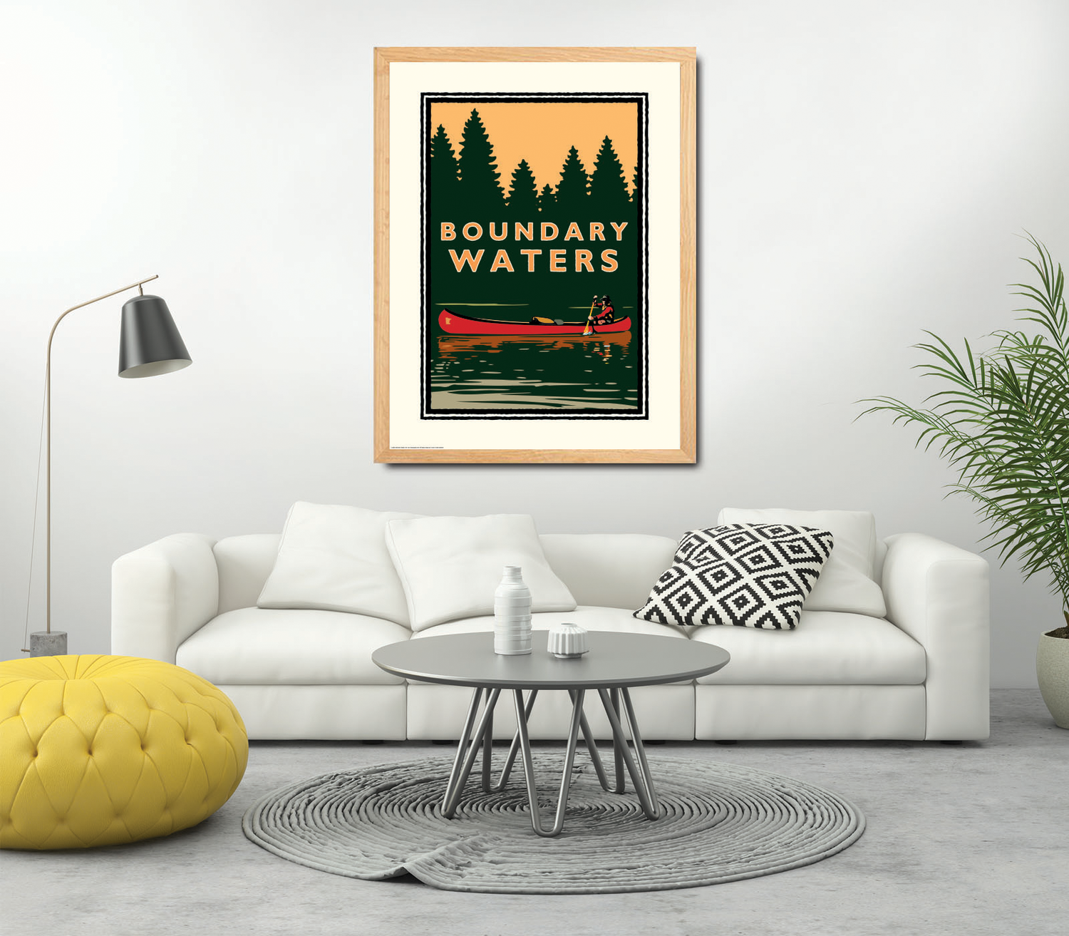 Landmark MN | Boundary Waters Canoe Art Print - My American Goods