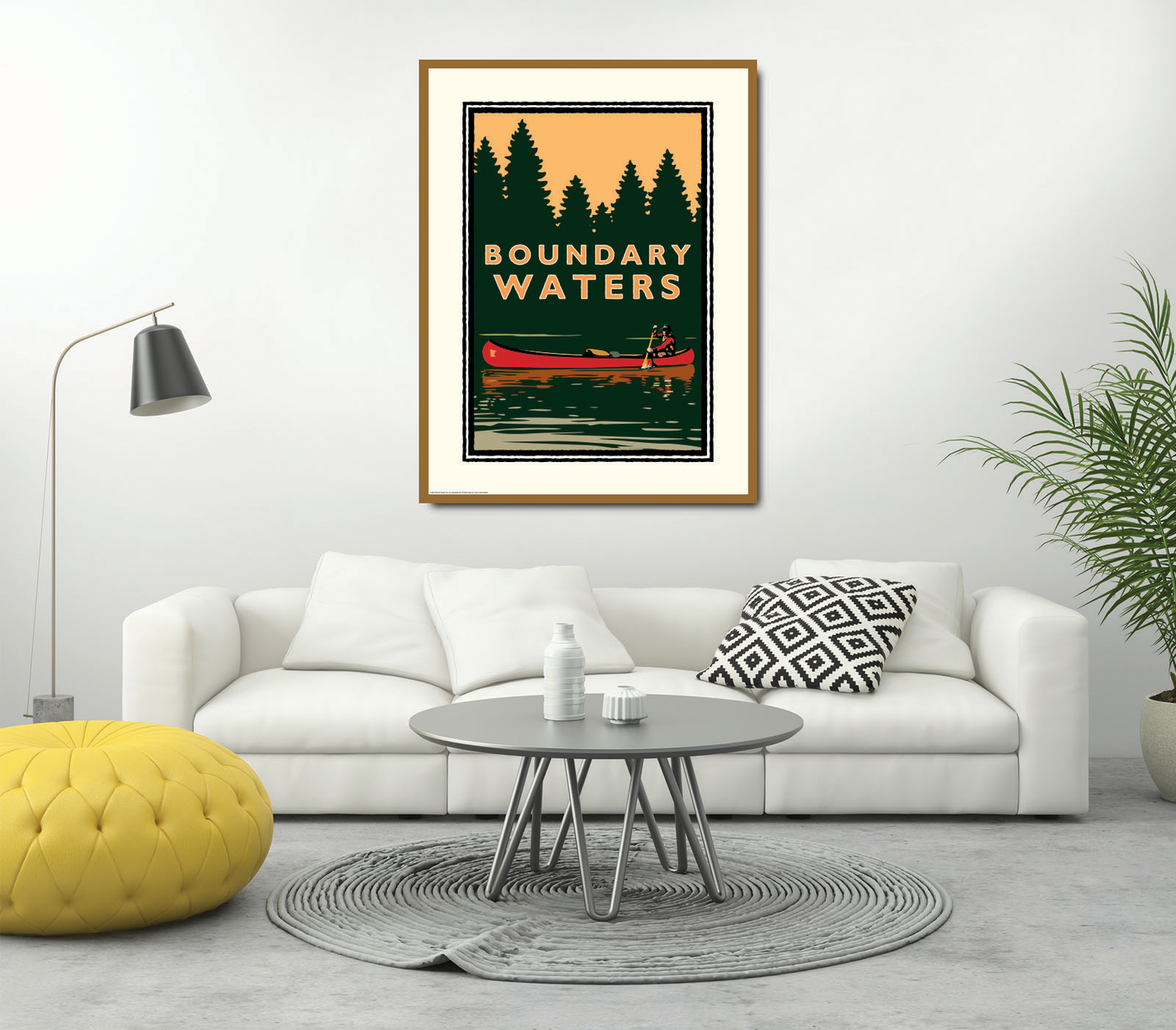Landmark MN | Boundary Waters Canoe Art Print - My American Goods