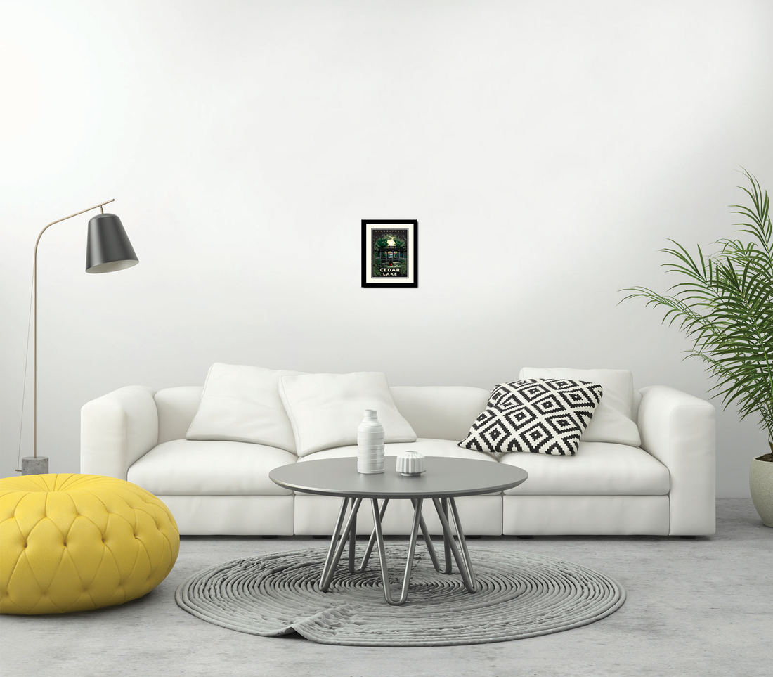 Landmark MN | Cedar Lake Minneapolis Art Print - My American Goods