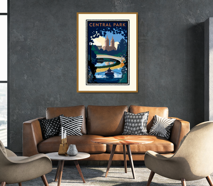 Landmark NY | Central Park Bridge Day NYC Art Print - My American Goods