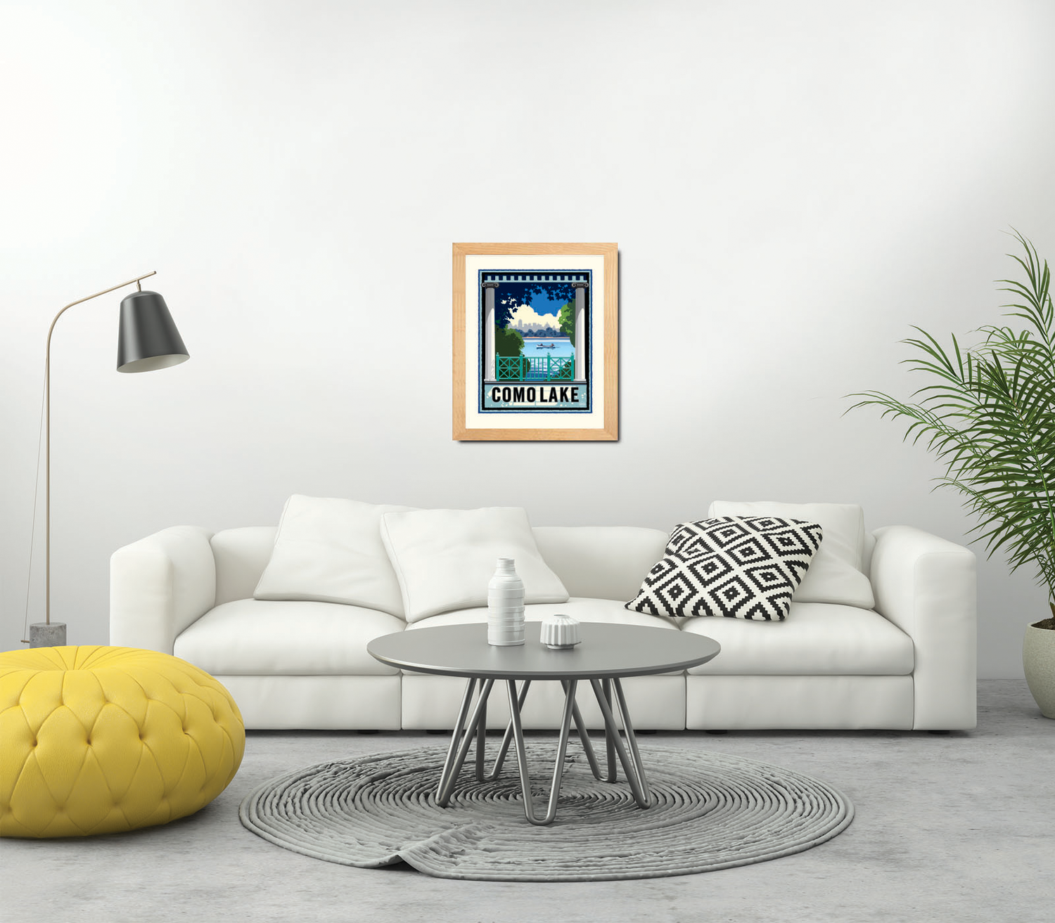 Landmark MN | Como Lake St Paul Art Print - My American Goods