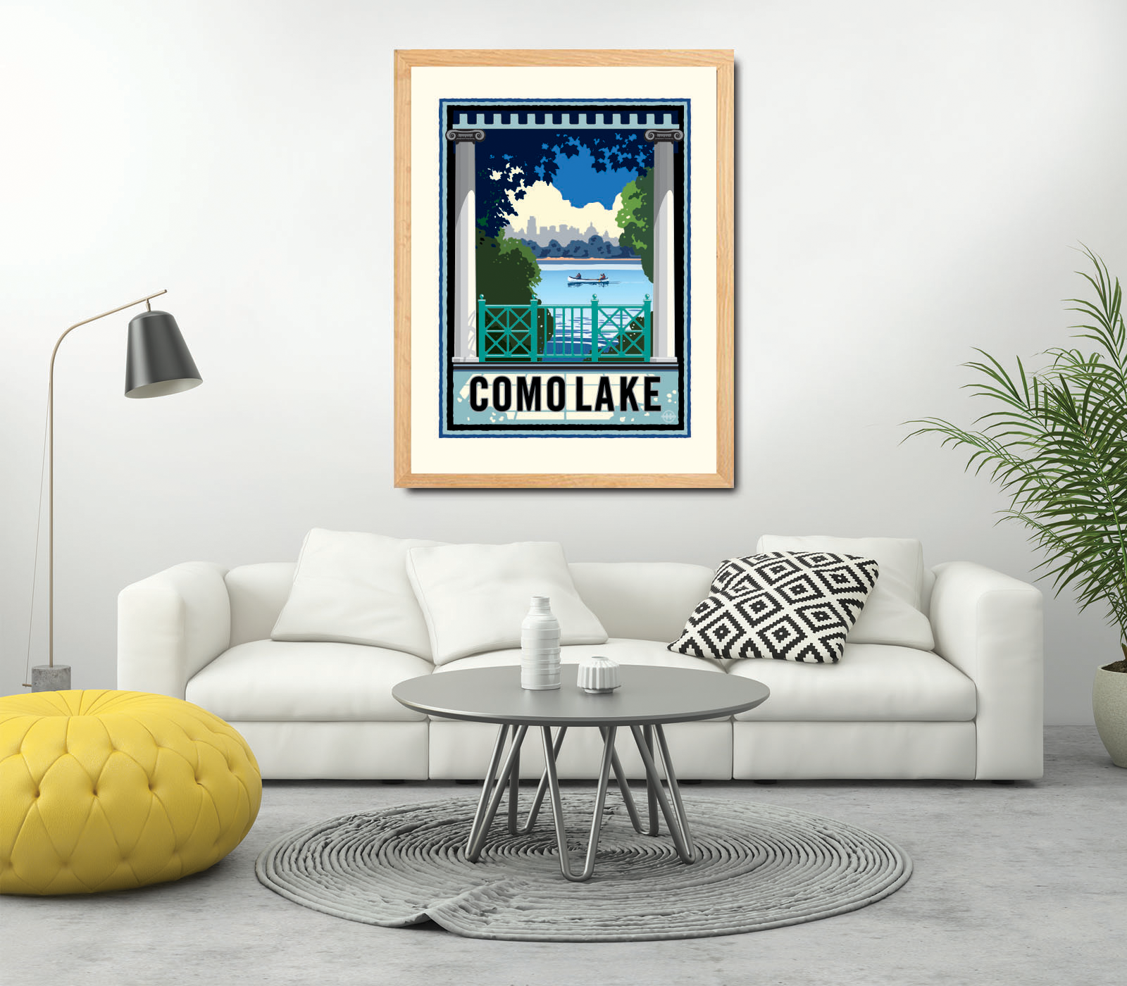Landmark MN | Como Lake St Paul Art Print - My American Goods