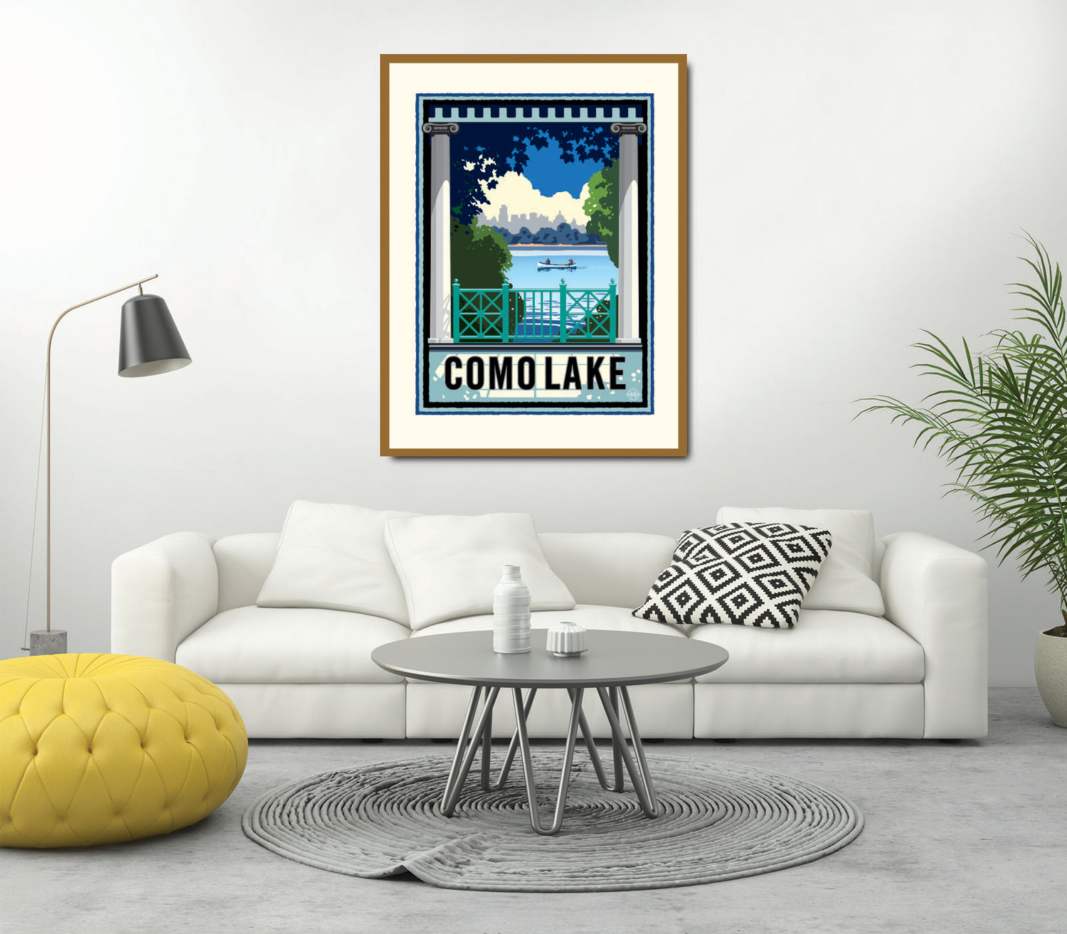 Landmark MN | Como Lake St Paul Art Print - My American Goods
