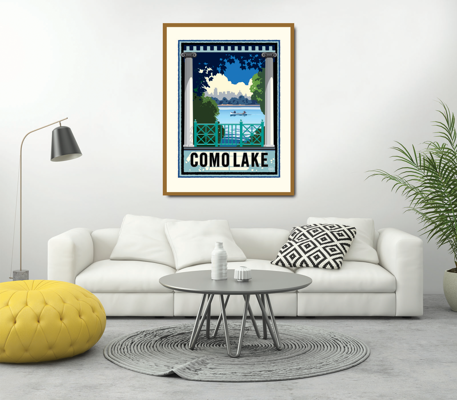 Landmark MN | Como Lake St Paul Art Print - My American Goods