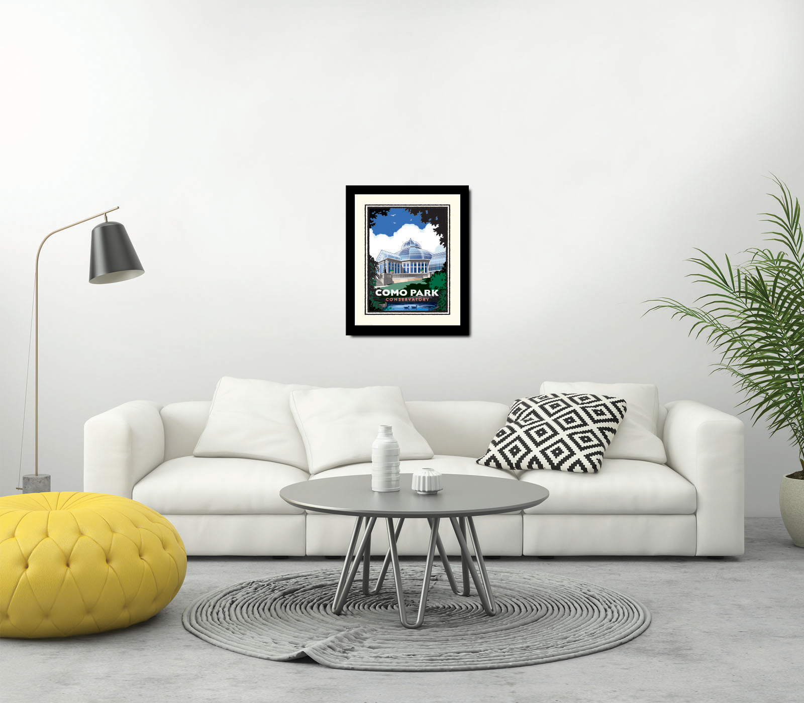 Landmark MN | Como Park Conservatory St Paul Art Print - My American Goods