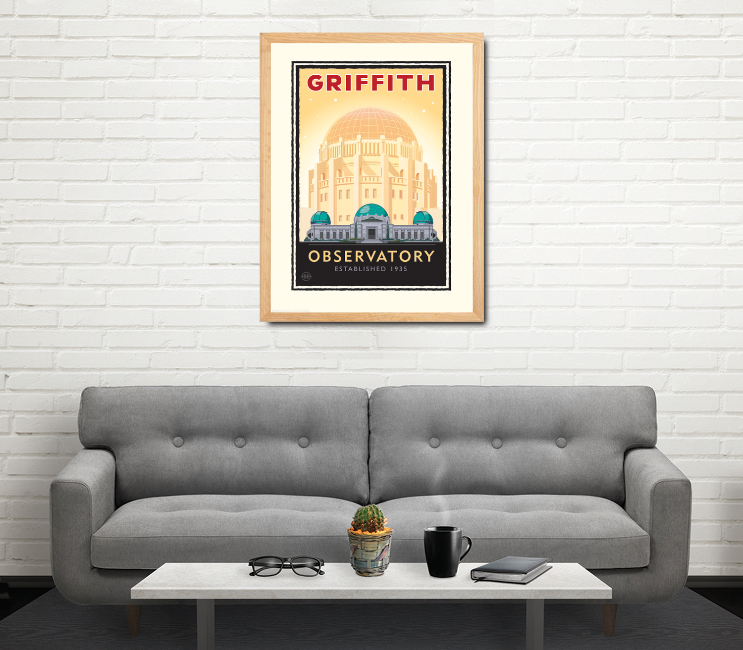 Landmark CA | Griffith Park Observatory Gold - My American Goods