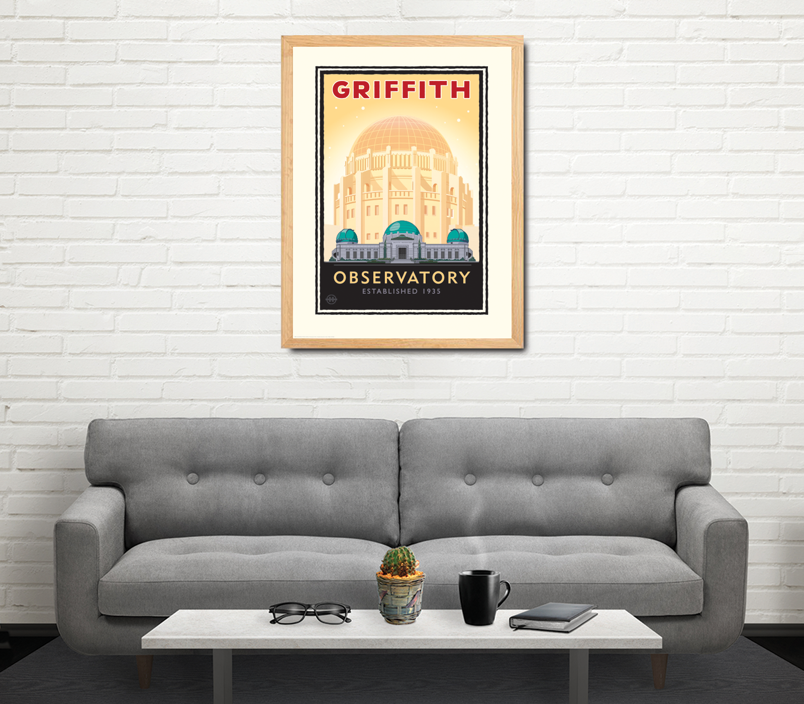 Landmark CA | Griffith Park Observatory Gold - My American Goods