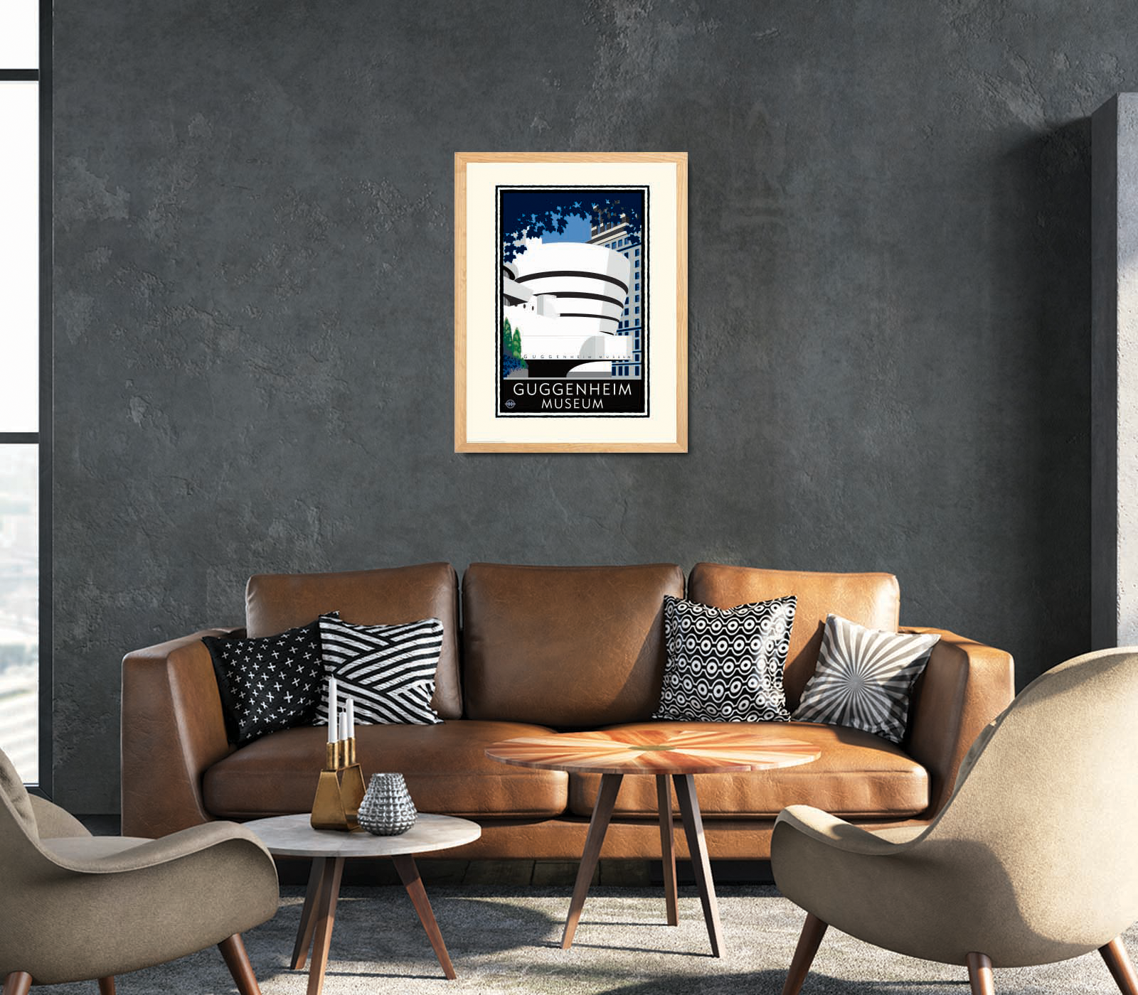 Landmark NY | Guggenheim Museum NYC Art Print