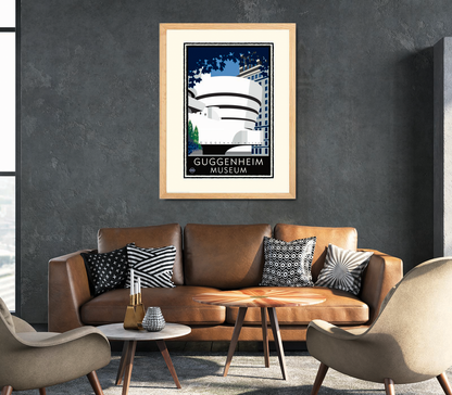 Landmark NY | Guggenheim Museum NYC Art Print