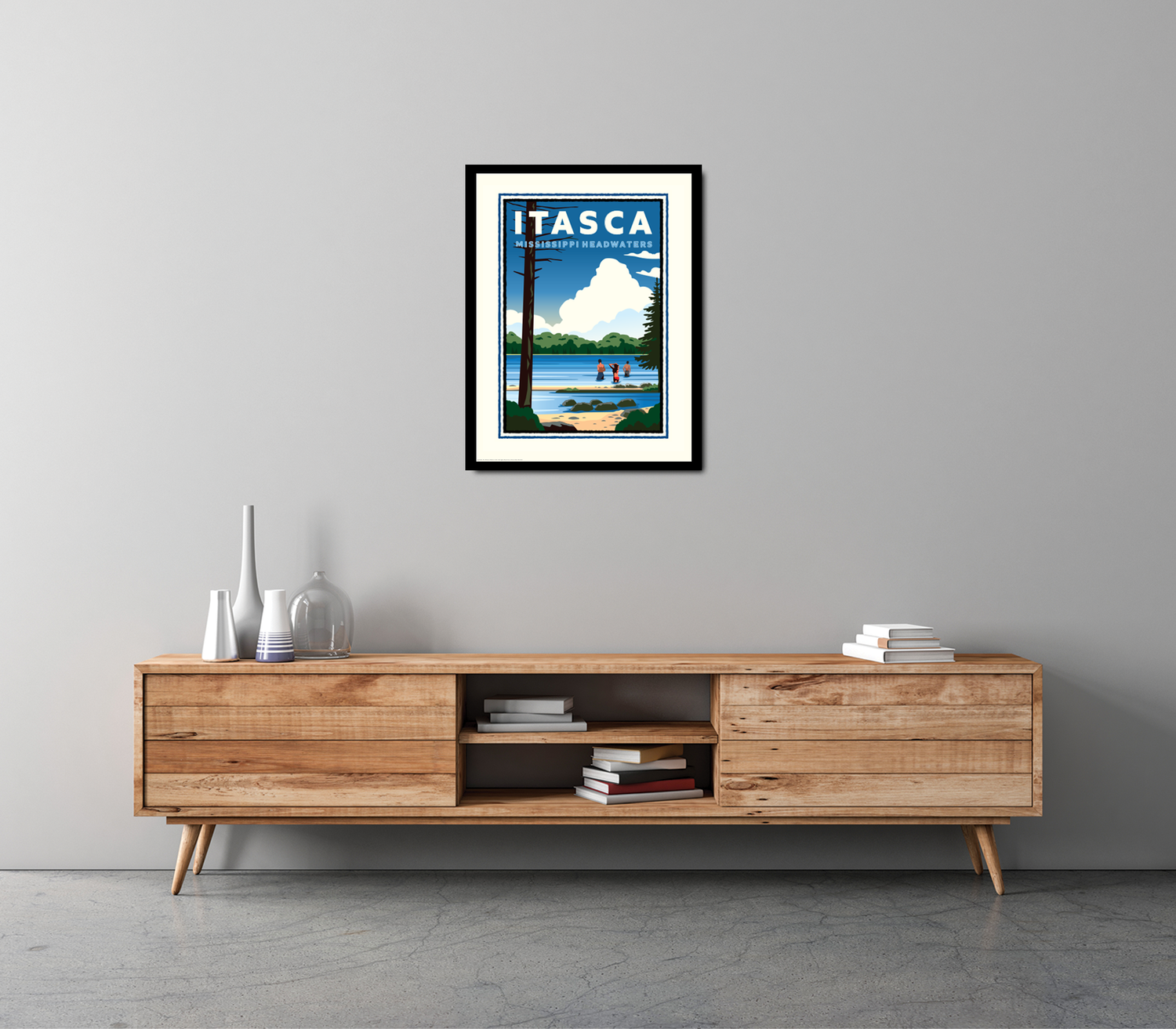 Landmark MN | Itasca State Park Art Print - My American Goods
