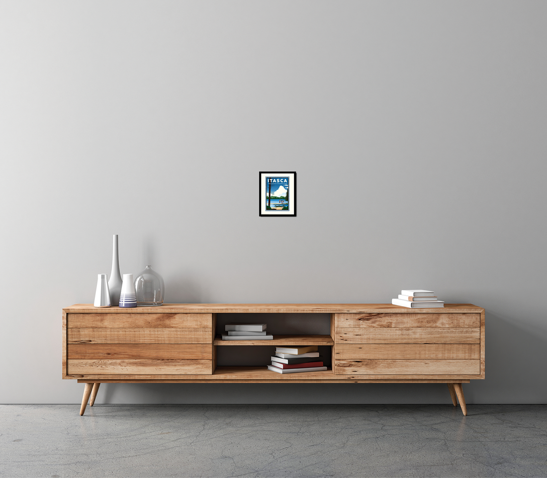 Landmark MN | Itasca State Park Art Print - My American Goods