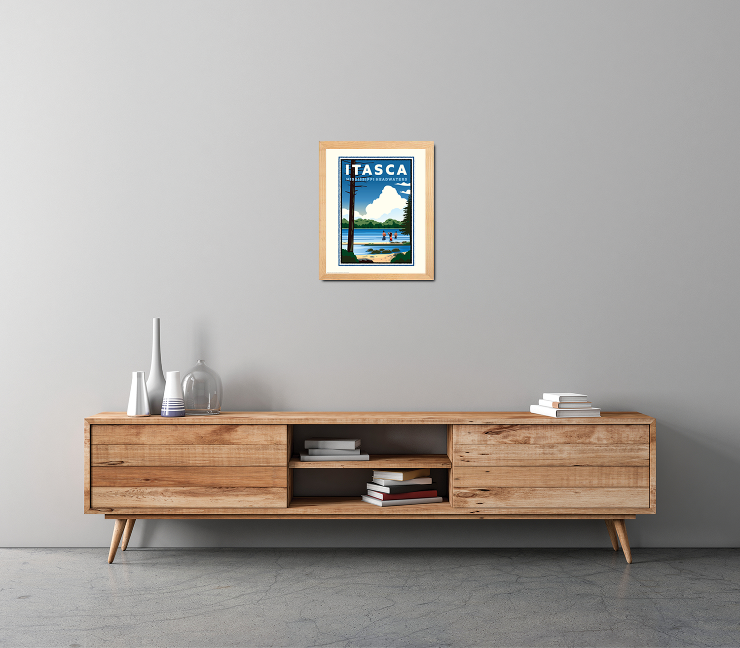 Landmark MN | Itasca State Park Art Print - My American Goods