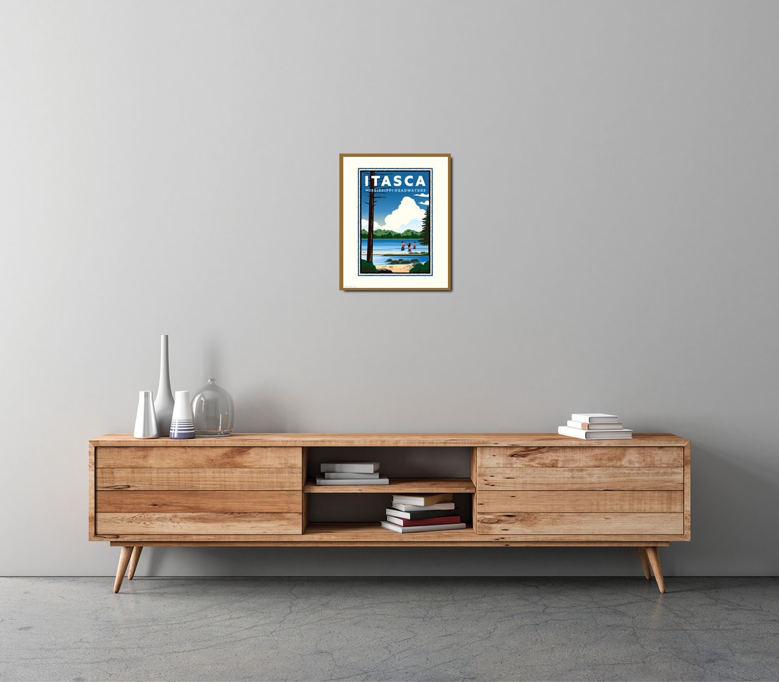 Landmark MN | Itasca State Park Art Print - My American Goods