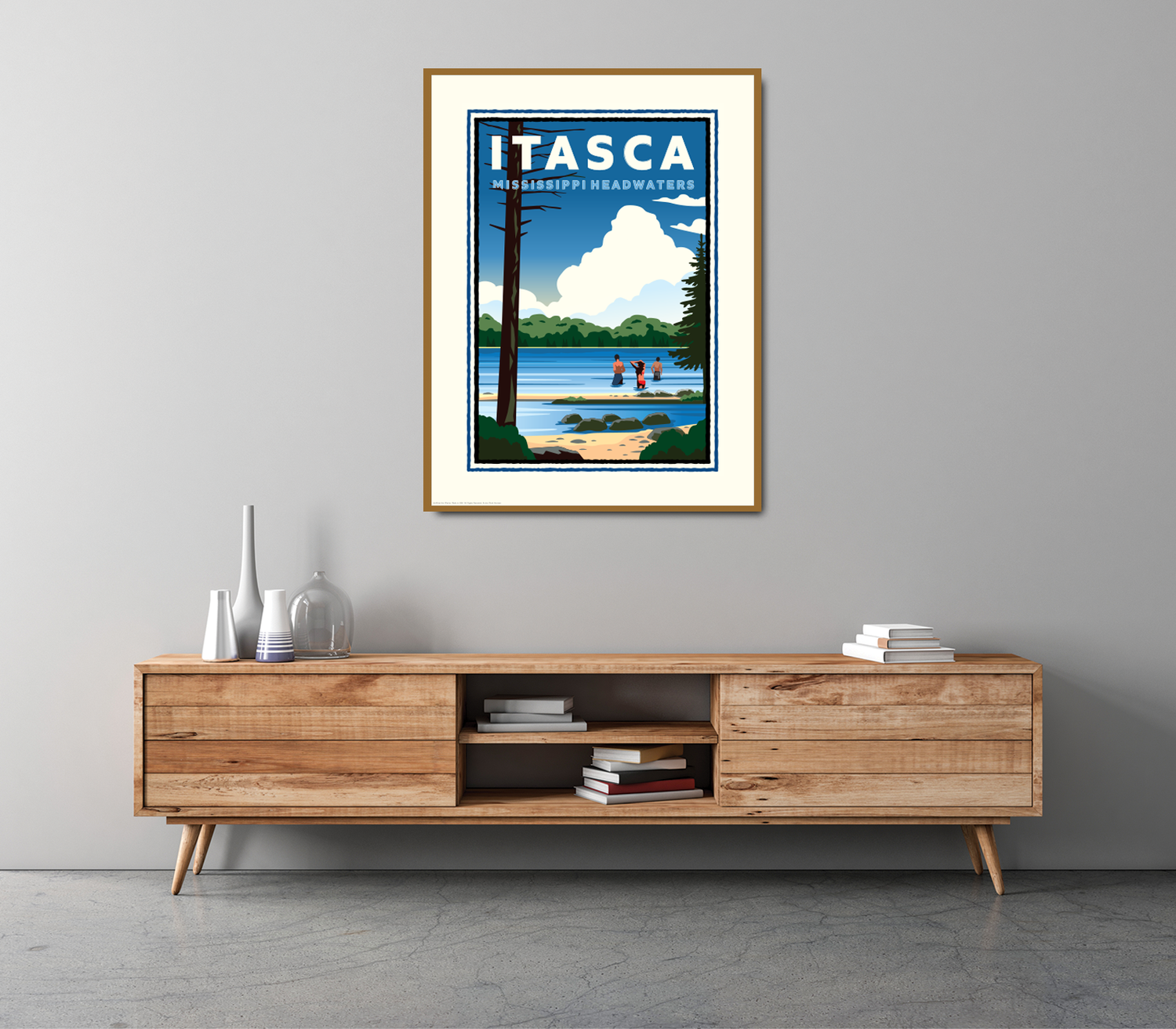 Landmark MN | Itasca State Park Art Print - My American Goods
