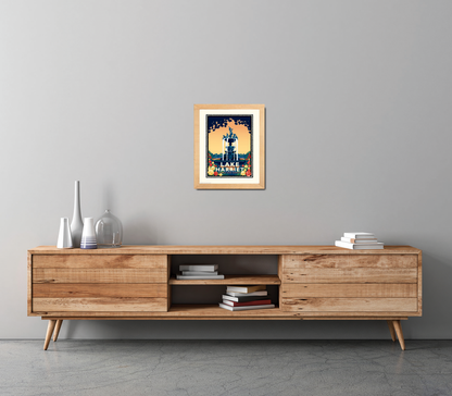 Landmark MN | Lake Harriet Rose Garden Minneapolis Art Print - My American Goods