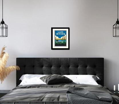 Landmark MN | Lake Irving Bemidji Art Print - My American Goods
