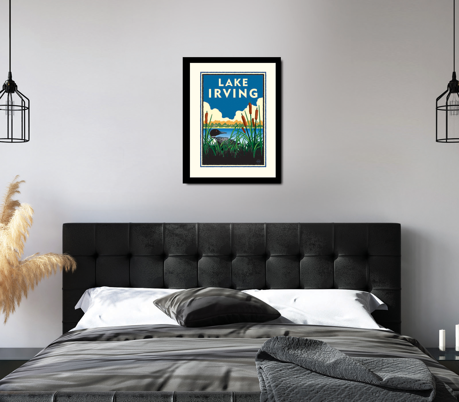 Landmark MN | Lake Irving Bemidji Art Print - My American Goods
