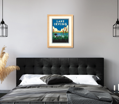 Landmark MN | Lake Irving Bemidji Art Print - My American Goods