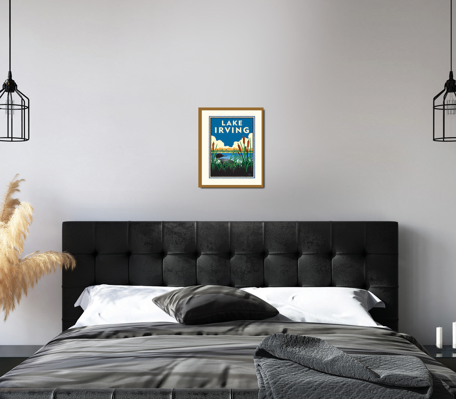 Landmark MN | Lake Irving Bemidji Art Print - My American Goods