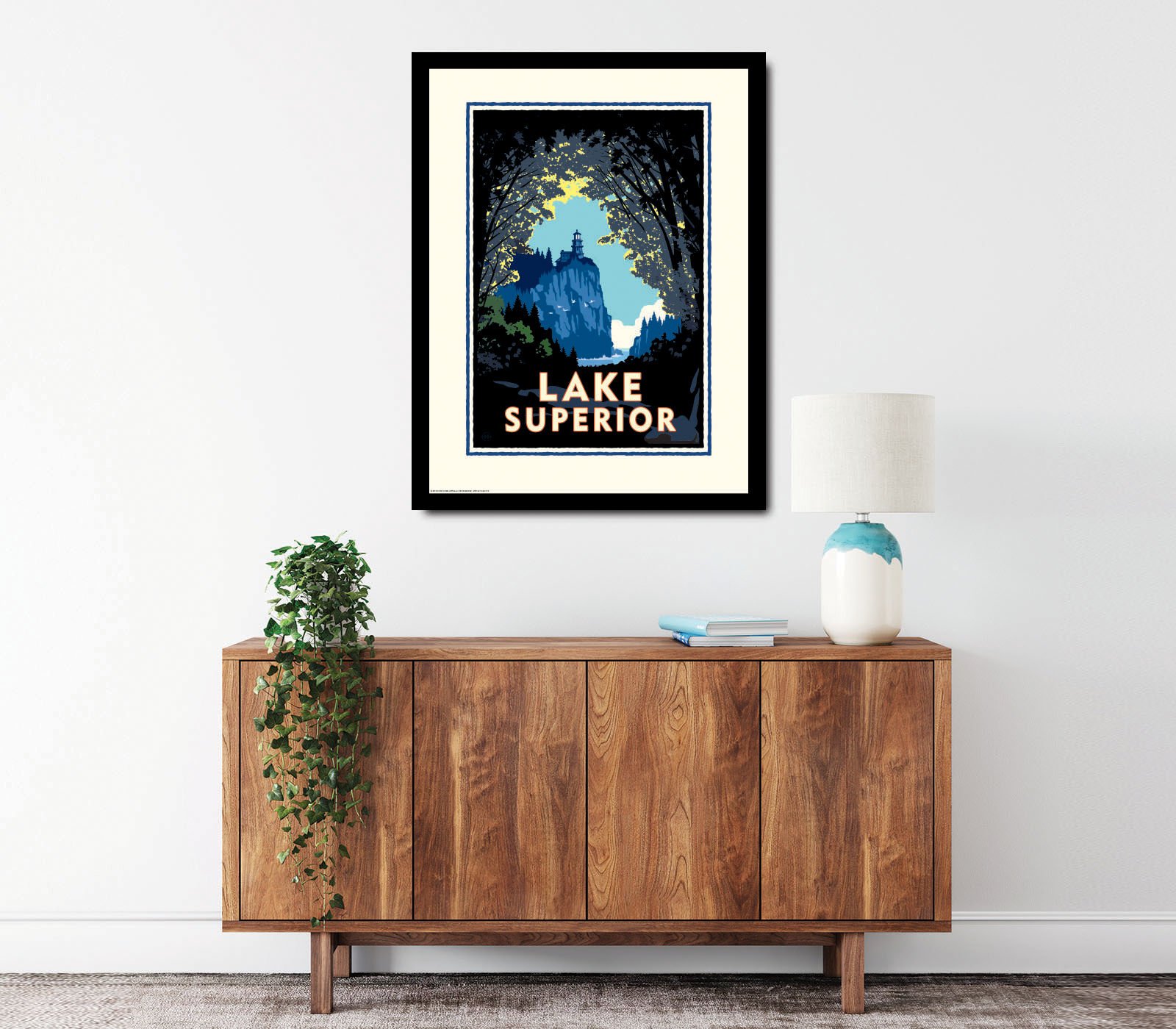 Landmark MN | Lake Superior Woods Art Print