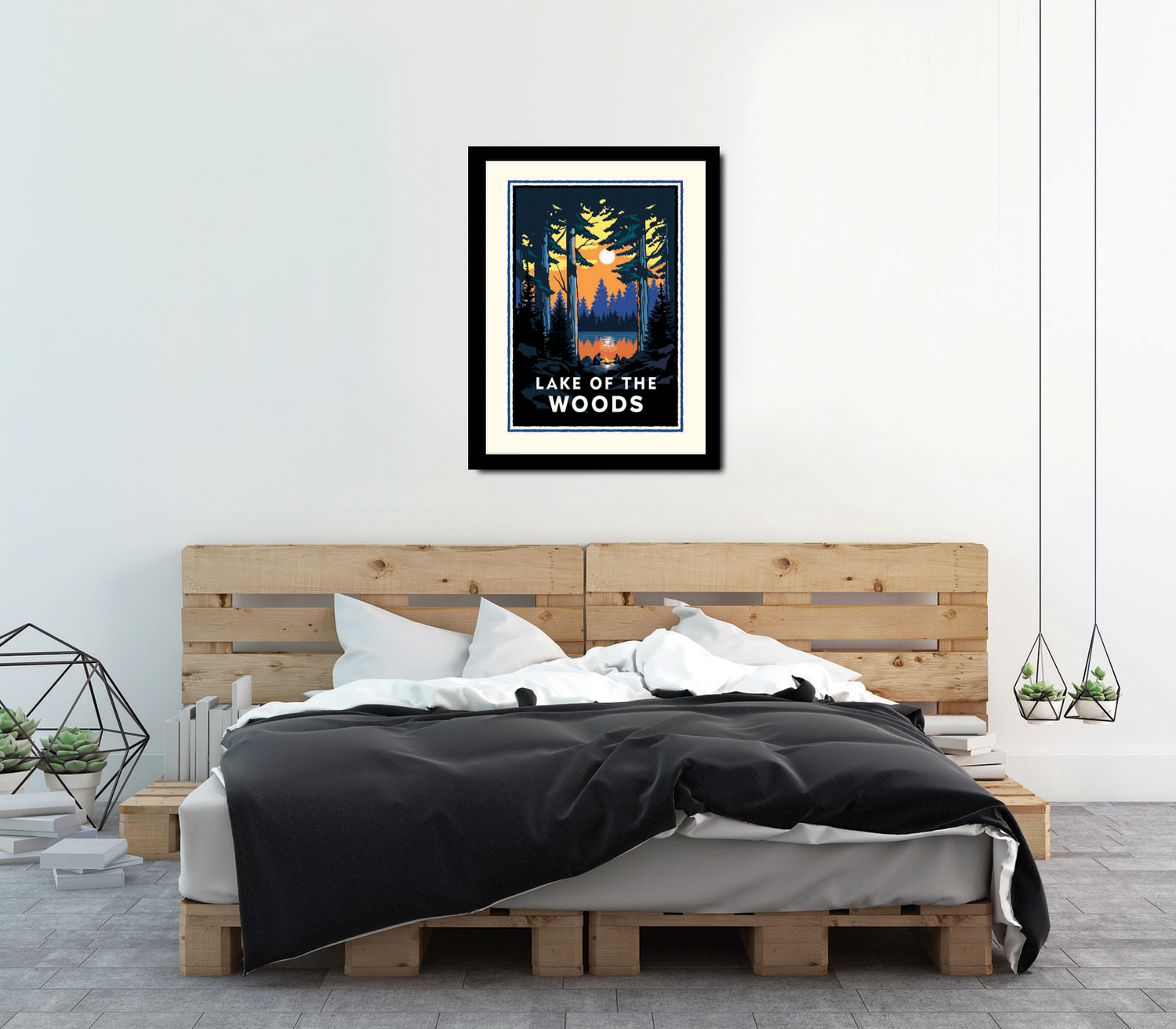 Landmark MN | Lake of the Woods Art Print - My American Goods