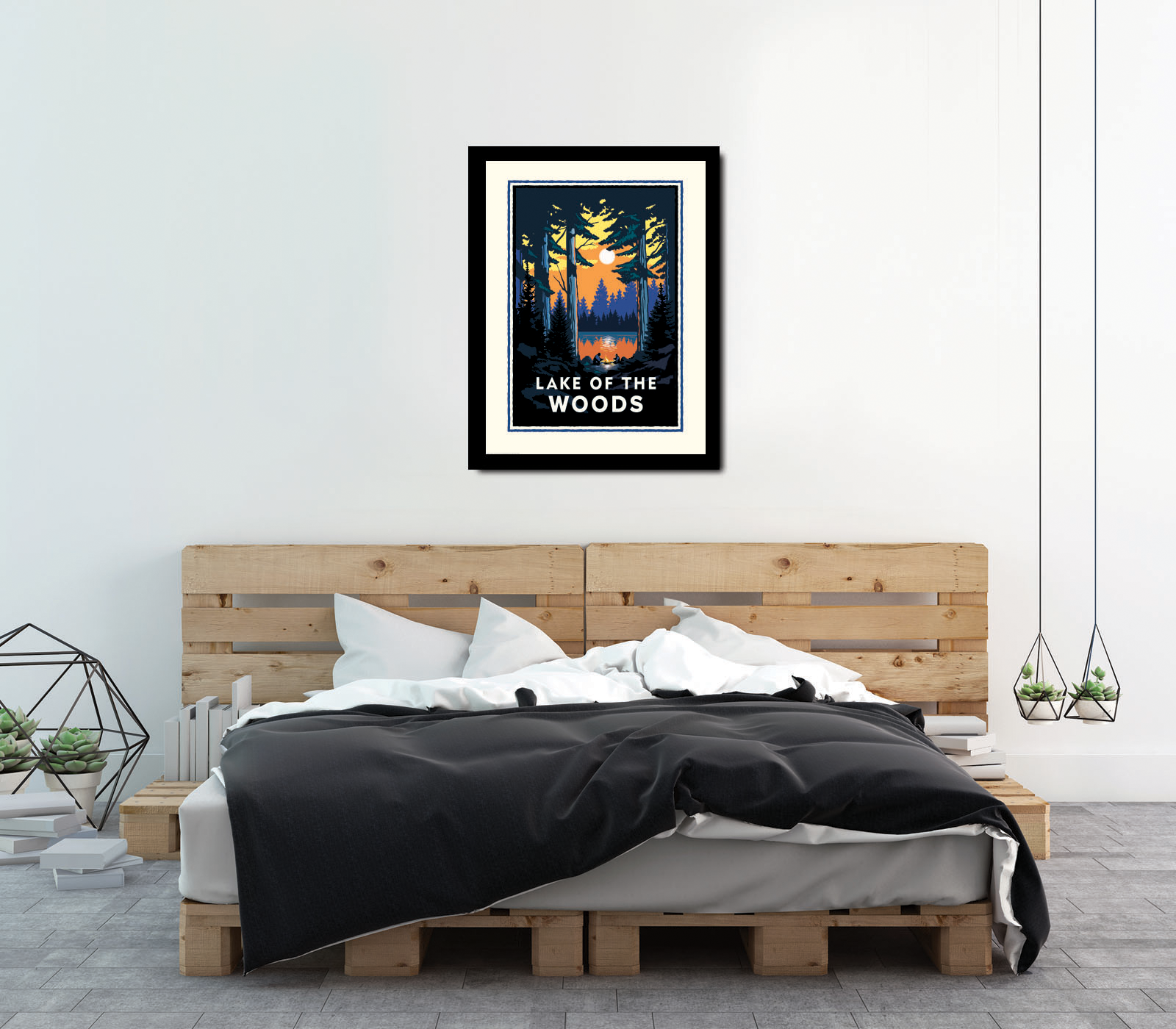 Landmark MN | Lake of the Woods Art Print - My American Goods