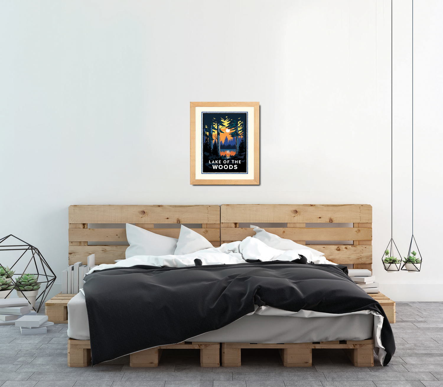 Landmark MN | Lake of the Woods Art Print - My American Goods