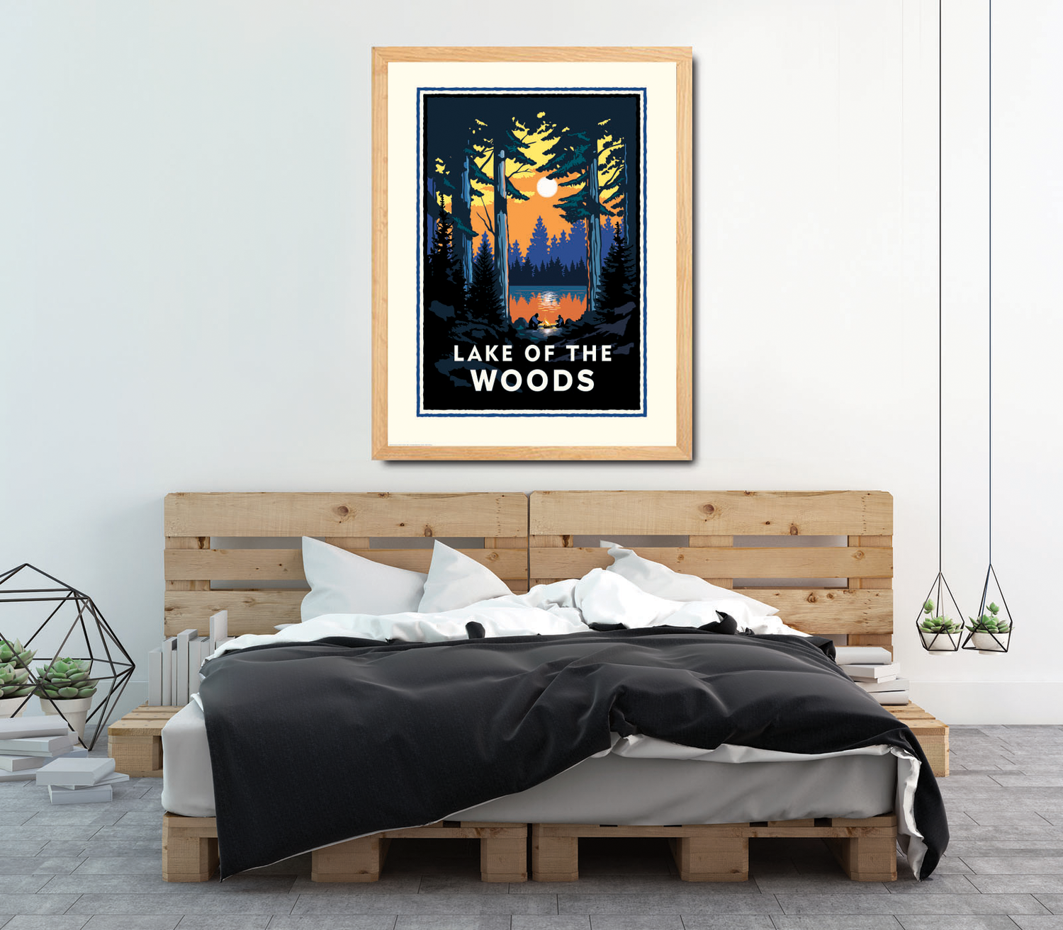 Landmark MN | Lake of the Woods Art Print - My American Goods