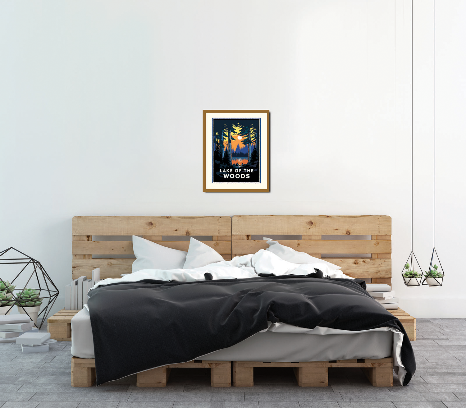 Landmark MN | Lake of the Woods Art Print - My American Goods