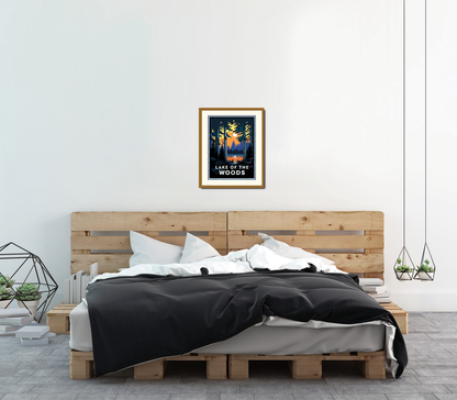 Landmark MN | Lake of the Woods Art Print - My American Goods