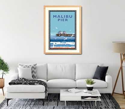 Landmark CA | Malibu Pier Day - My American Goods