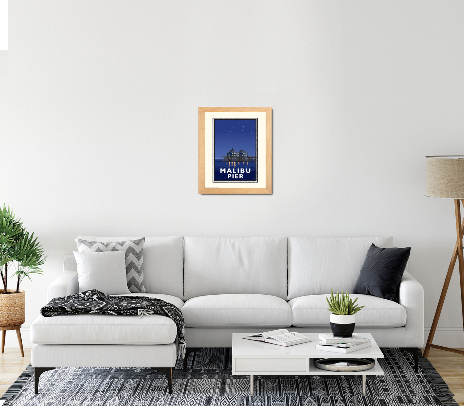 Landmark CA | Malibu Pier Night - My American Goods