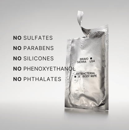 Bravo Sierra BODY WIPES Antibacterial Body Wipes