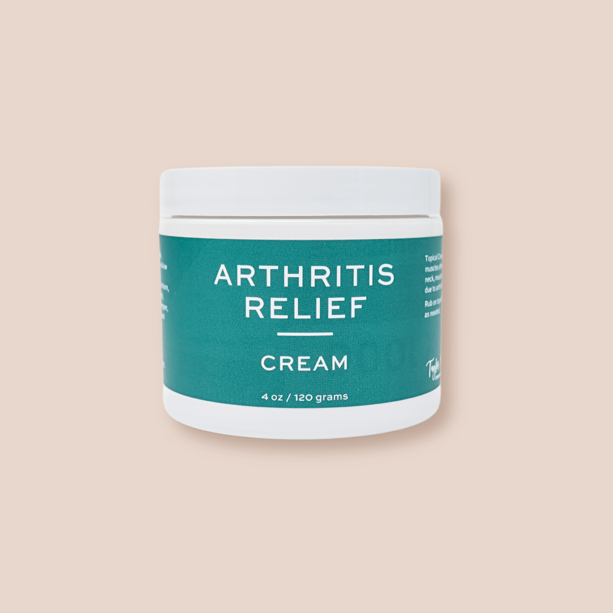 Taylor Made Organics therapeutic cream 4oz Arthritis Relief Organic Cream