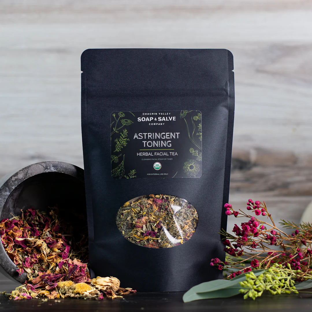 Tea: Astringent Toning Blend Facial Steam &amp; Toner