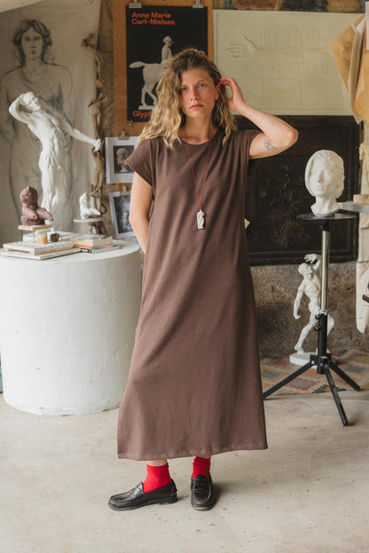 Cairo Dress in Umber