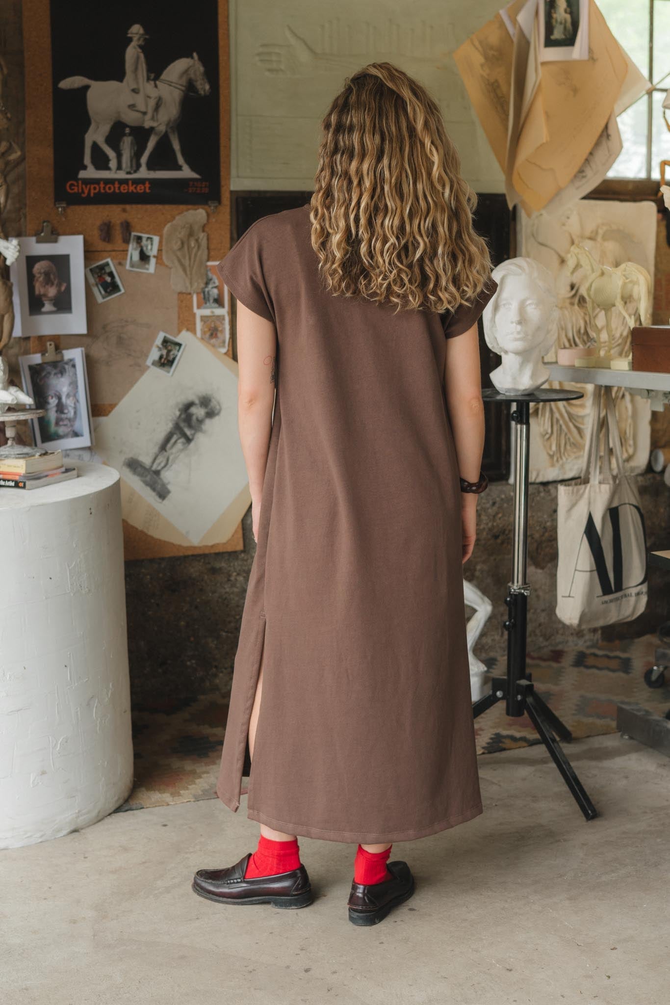 Cairo Dress in Umber