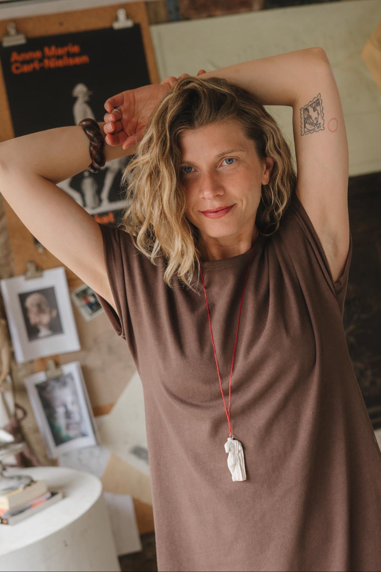Cairo Dress in Umber