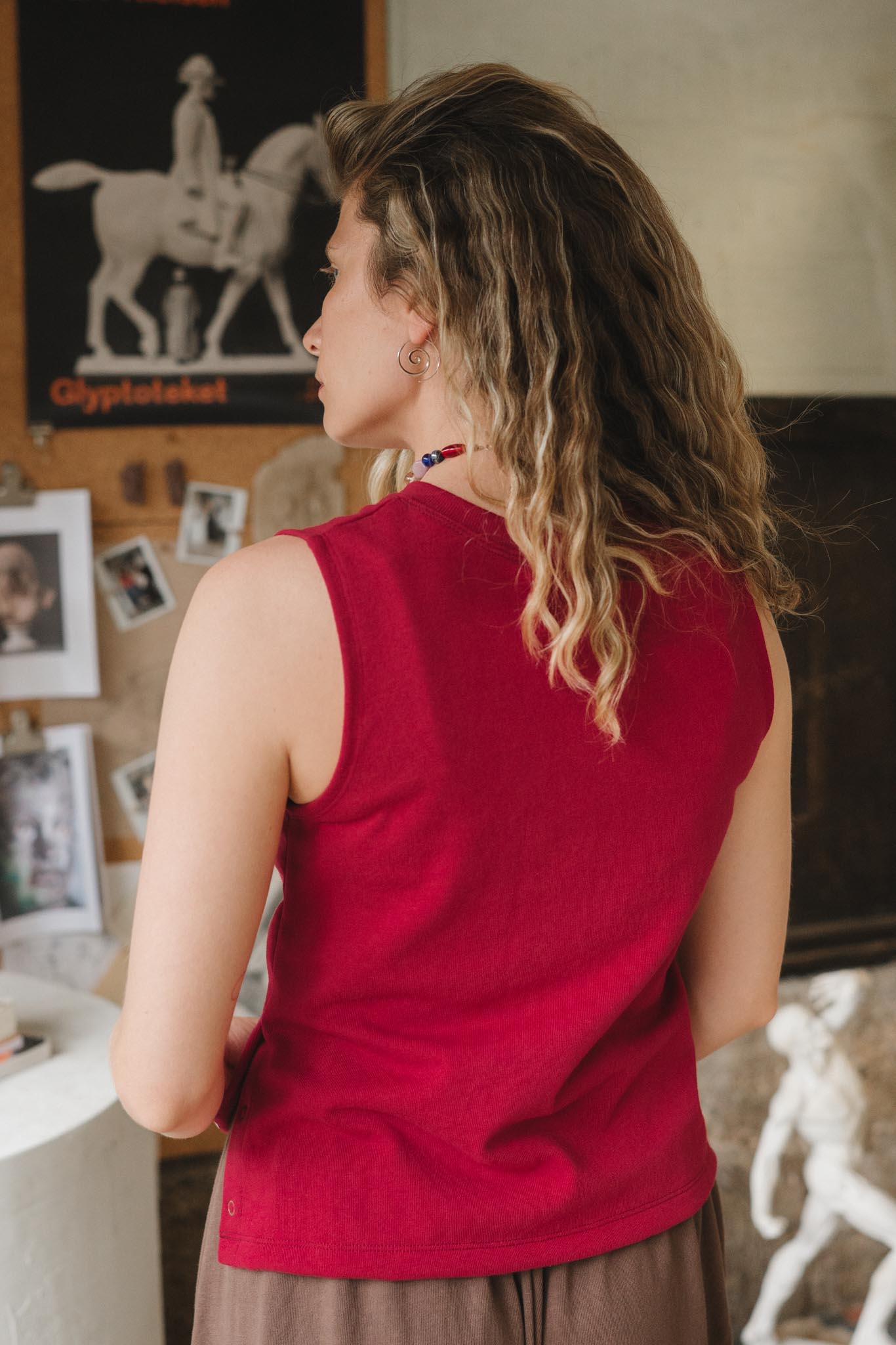 Cleo Tank in Madder
