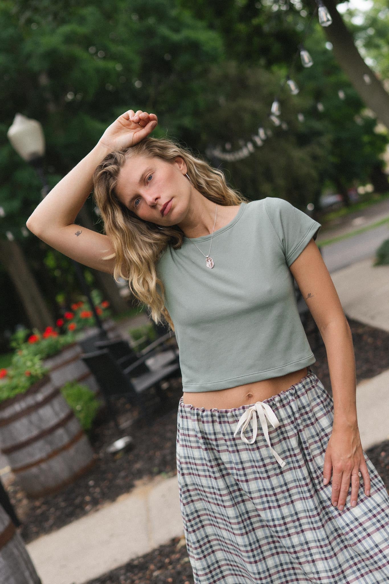 Eden Tee in Pistachio