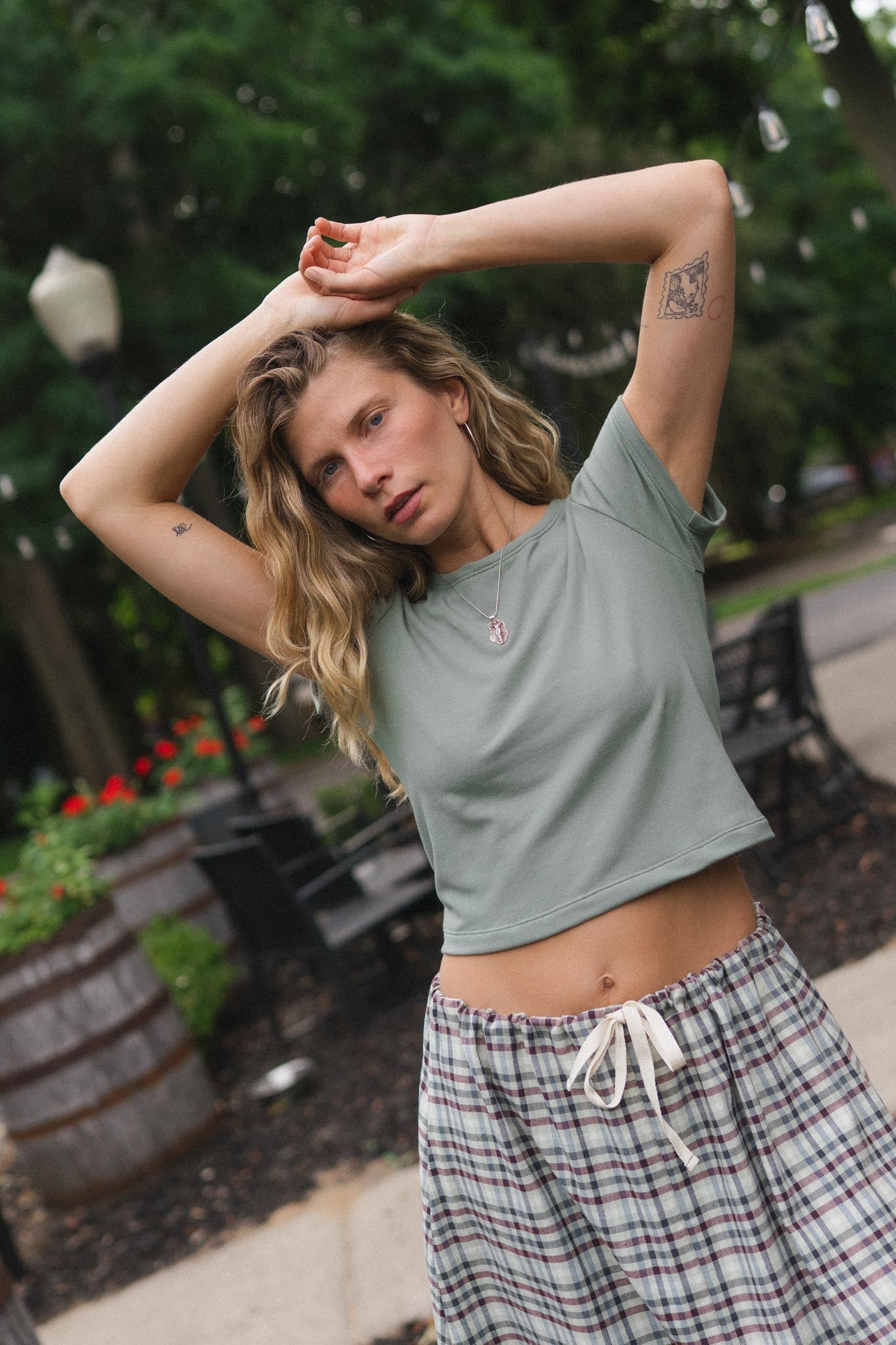 Eden Tee in Pistachio
