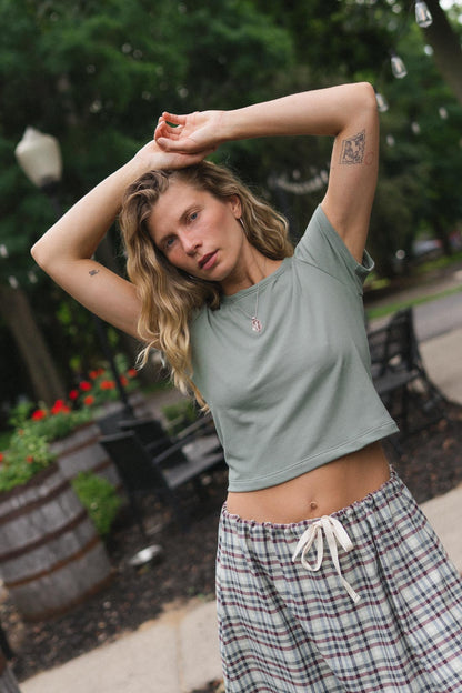 Eden Tee in Pistachio