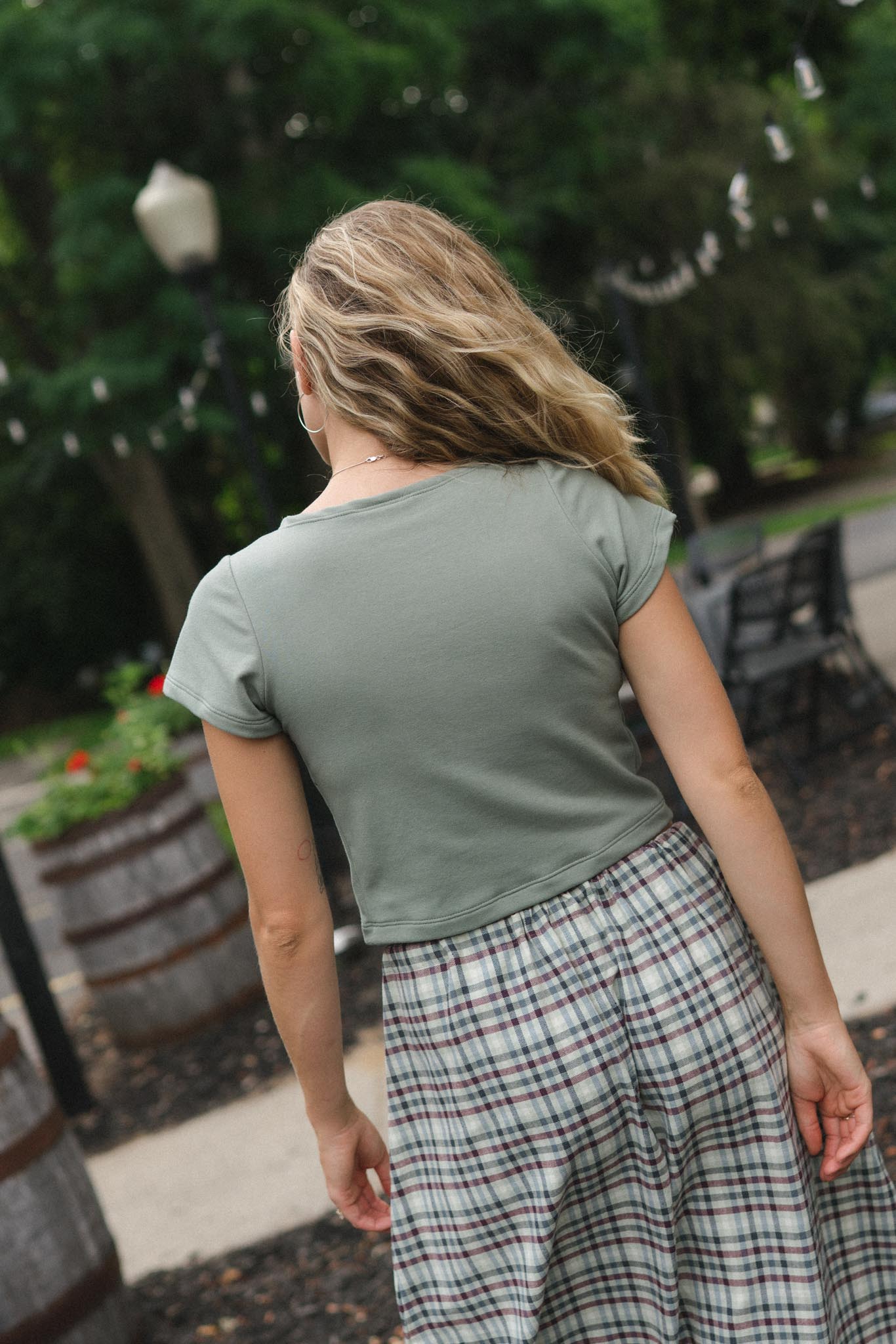 Eden Tee in Pistachio