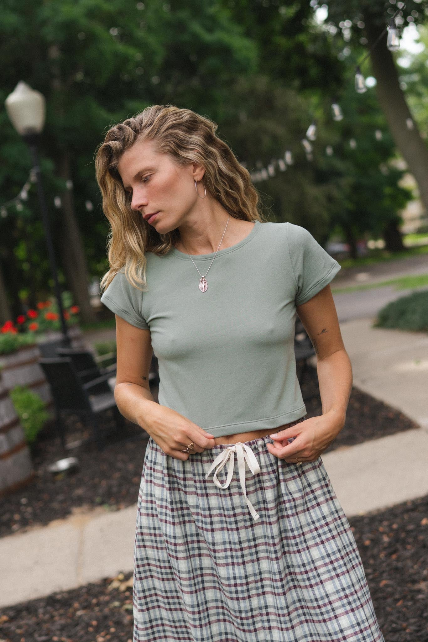 Eden Tee in Pistachio